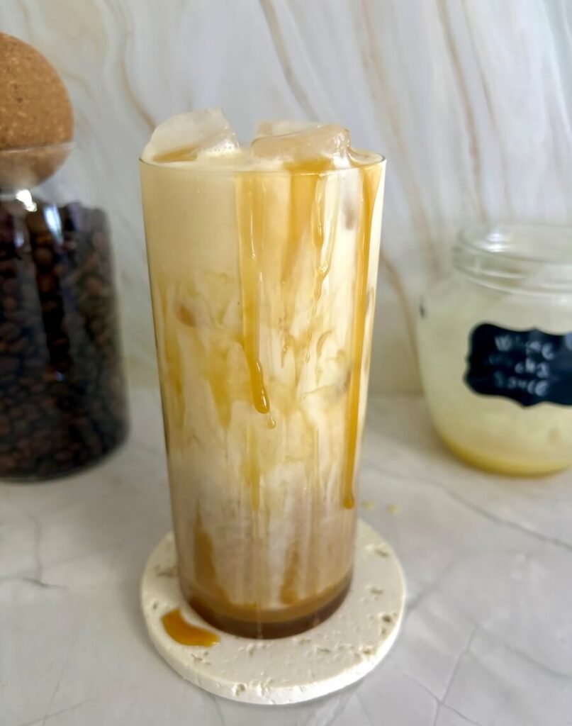 iced salted caramel white mocha
