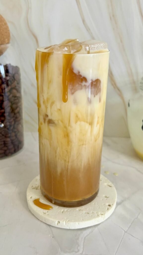 iced salted caramel white mocha
