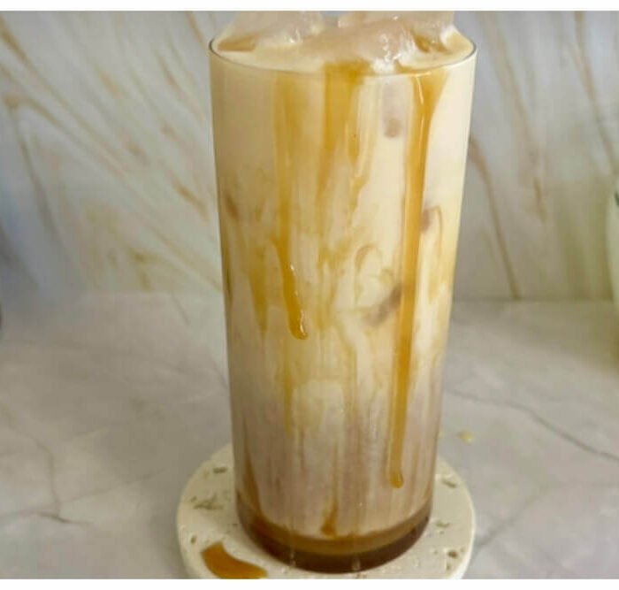 Iced Salted Caramel White Chocolate Mocha