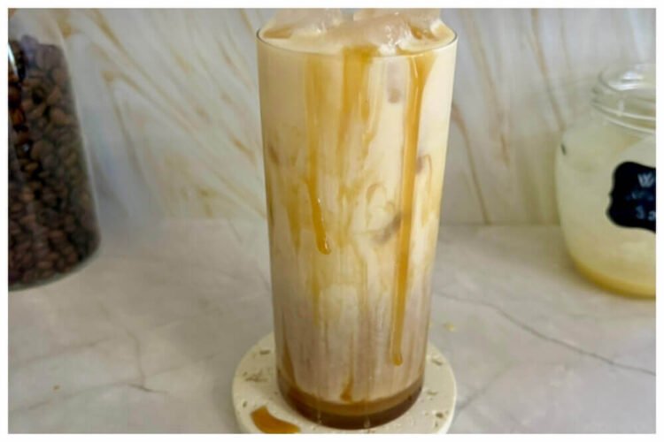salted caramel white mocha