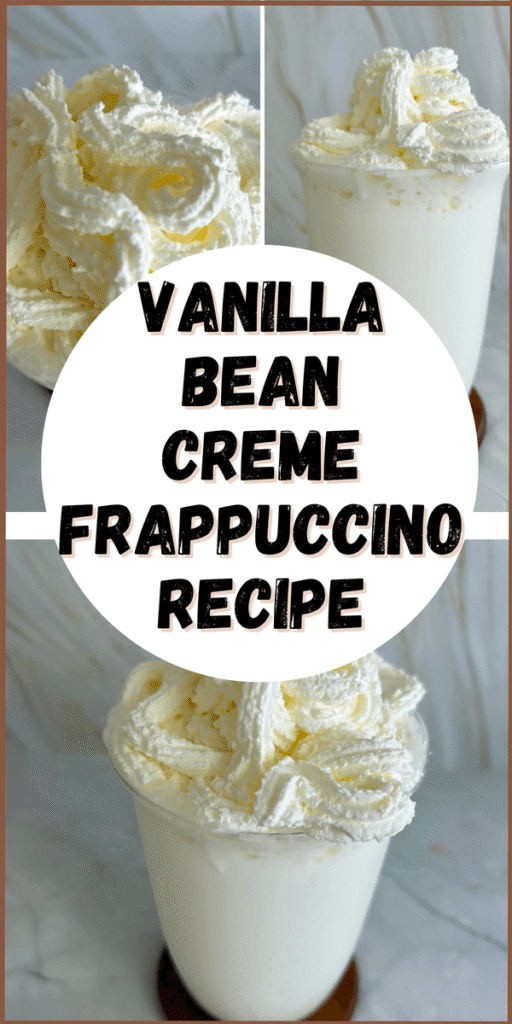 vanilla bean creme frappuccino starbucks copycat