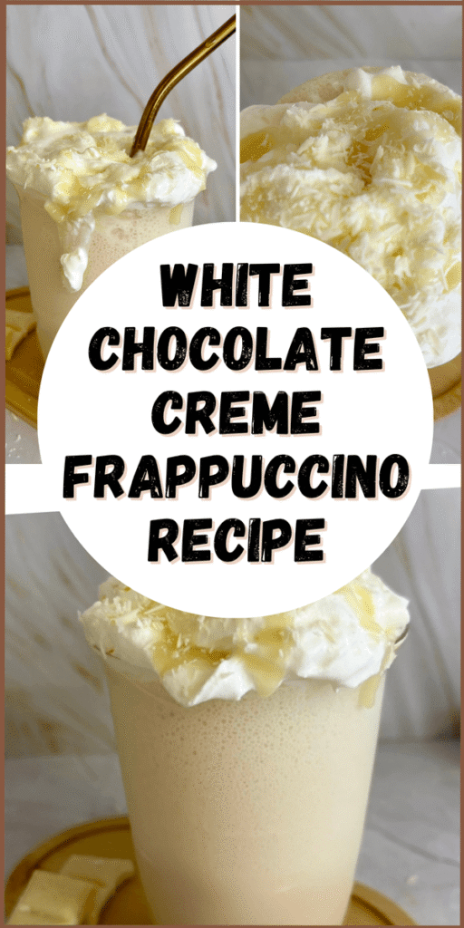 white chocolate creme frappuccino 