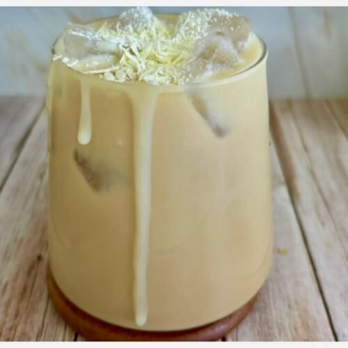 white chocolate maple latte