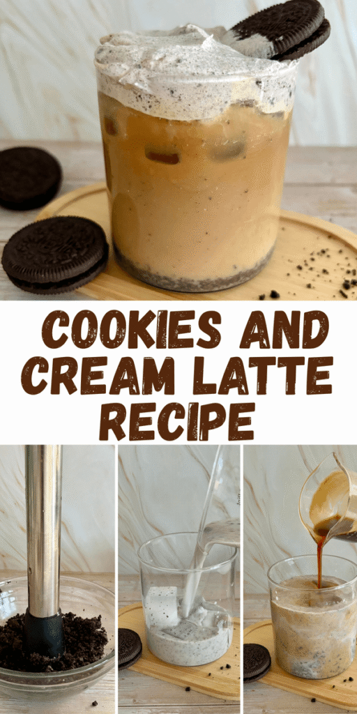 cookies and cream latte 