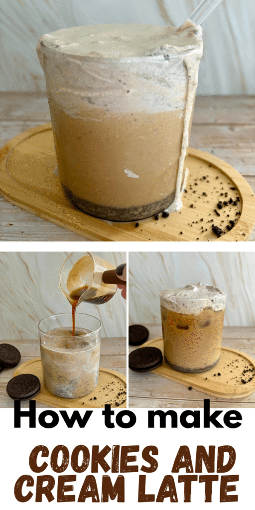 cookies and cream latte 