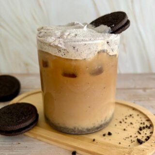 cookies and cream latte