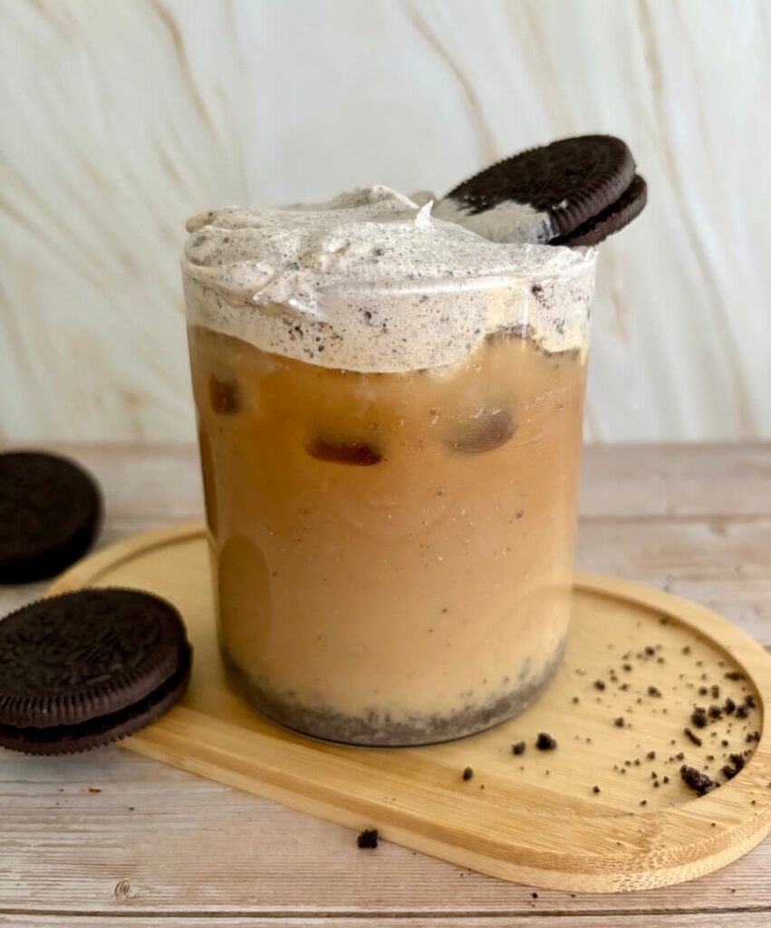 cookies and cream latte