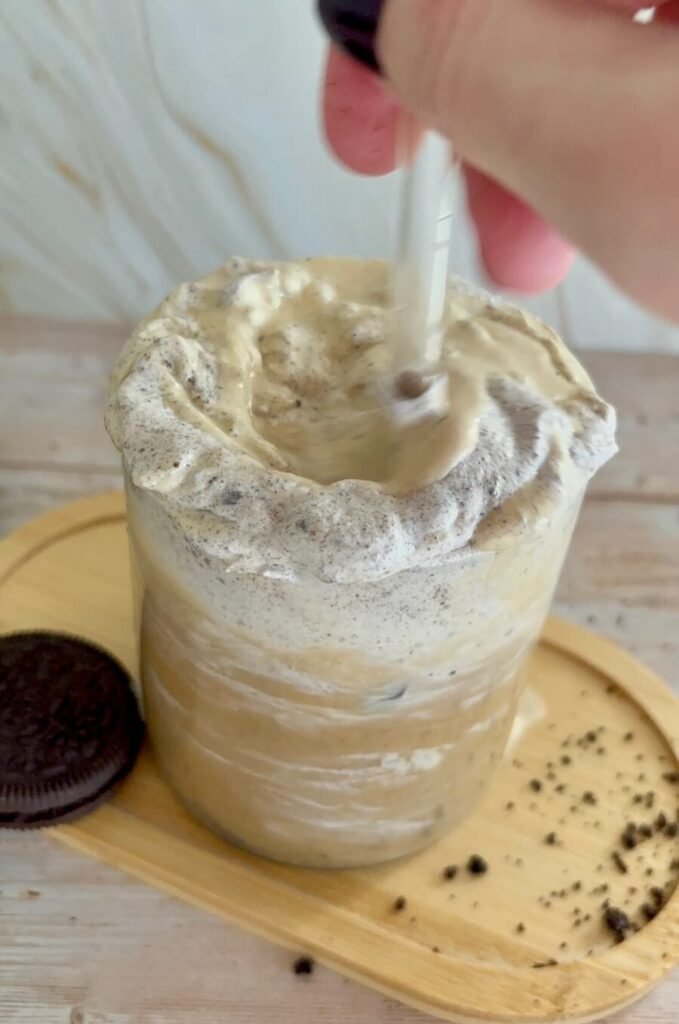 cookies and cream latte