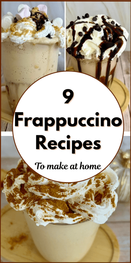 Starbucks frappuccino recipes