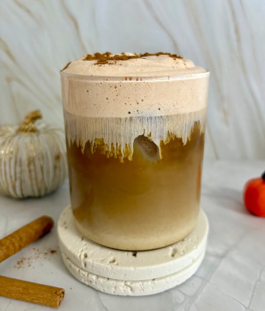 iced pumpkin spice latte 
