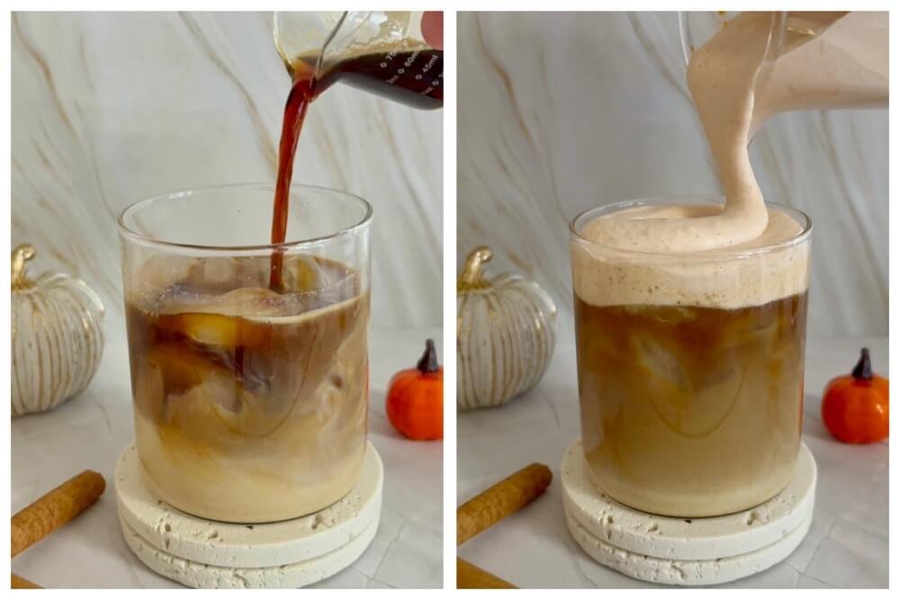 iced pumpkin spice latte 
