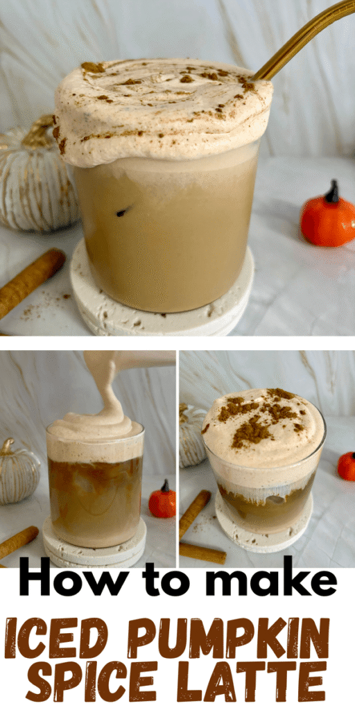 iced pumpkin spice latte 