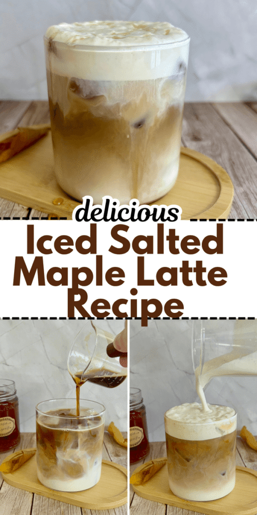 iced salted maple latte recipe