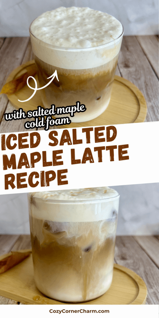 iced salted maple latte recipe