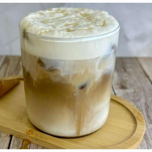 iced salted maple latte recipe