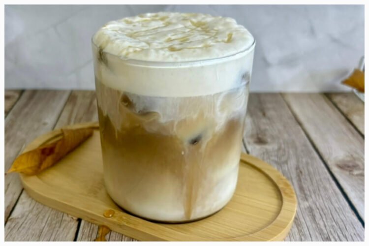 iced salted maple latte recipe