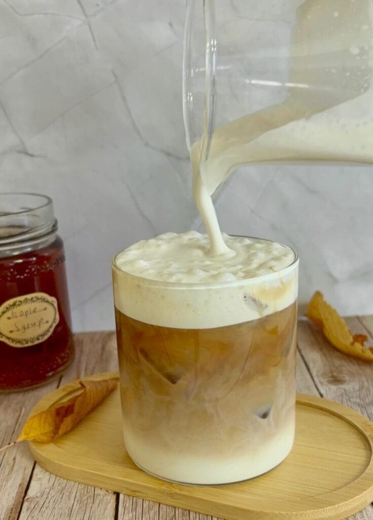 salted maple latte