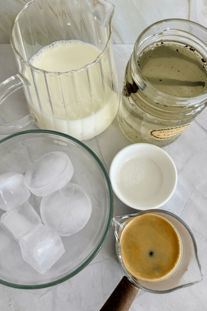 iced salted vanilla latte recipe