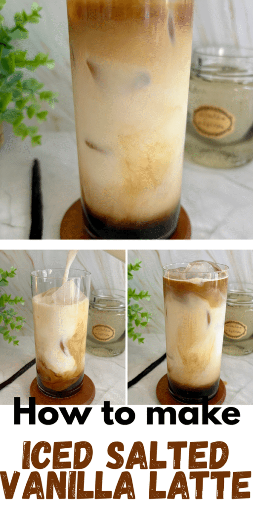 iced salted vanilla latte recipe