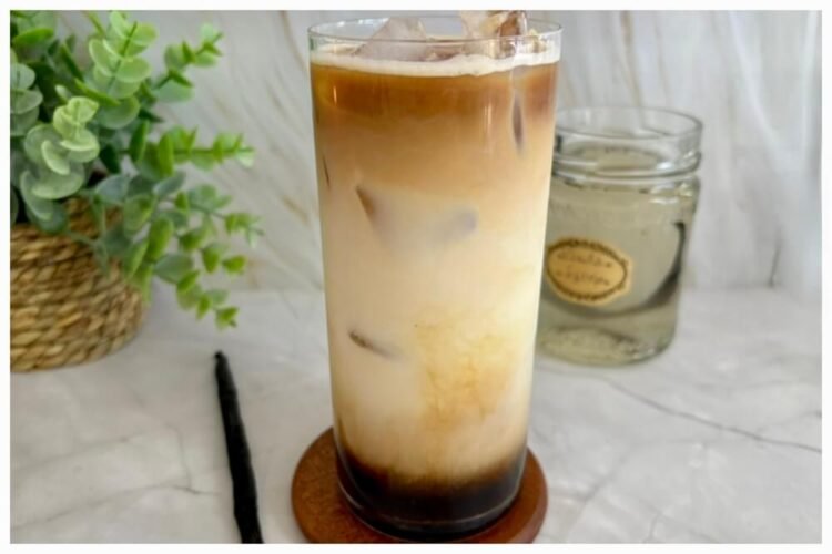 iced salted vanilla latte recipe
