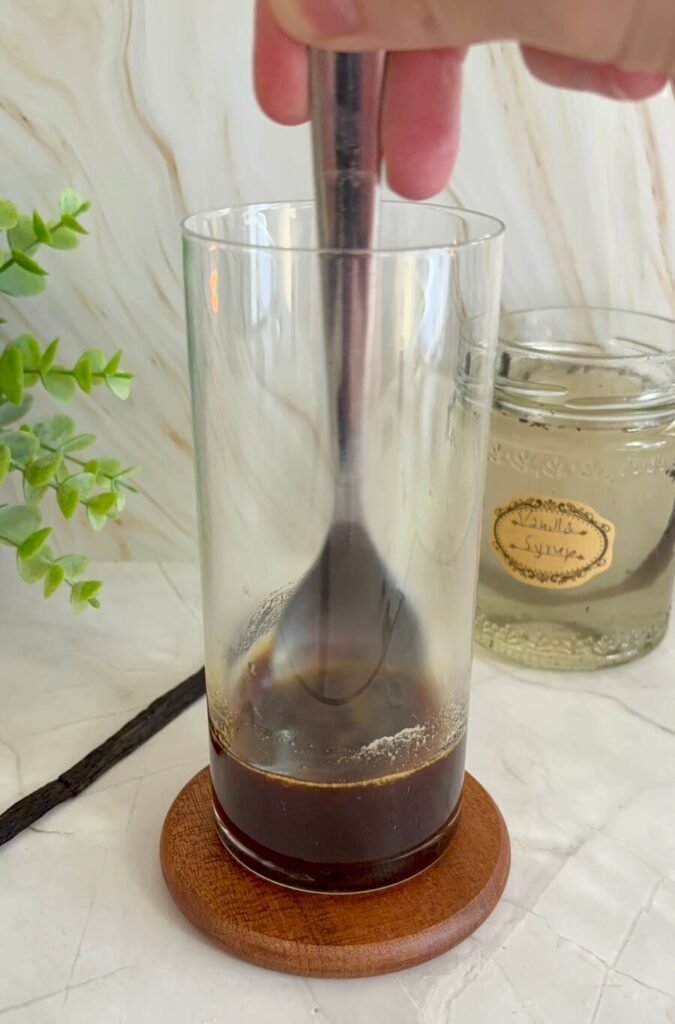 iced salted vanilla latte recipe