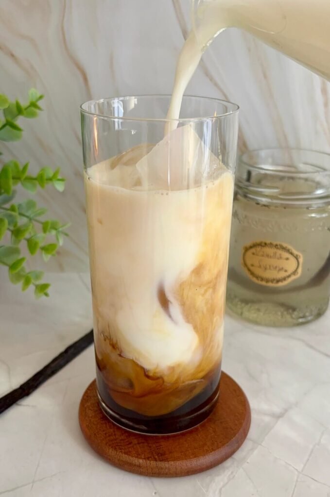 iced salted vanilla latte recipe
