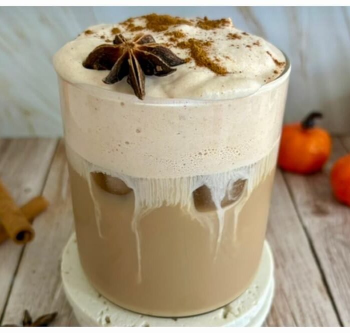Iced Pumpkin Cream Chai Tea Latte Recipe (Starbucks Copycat)