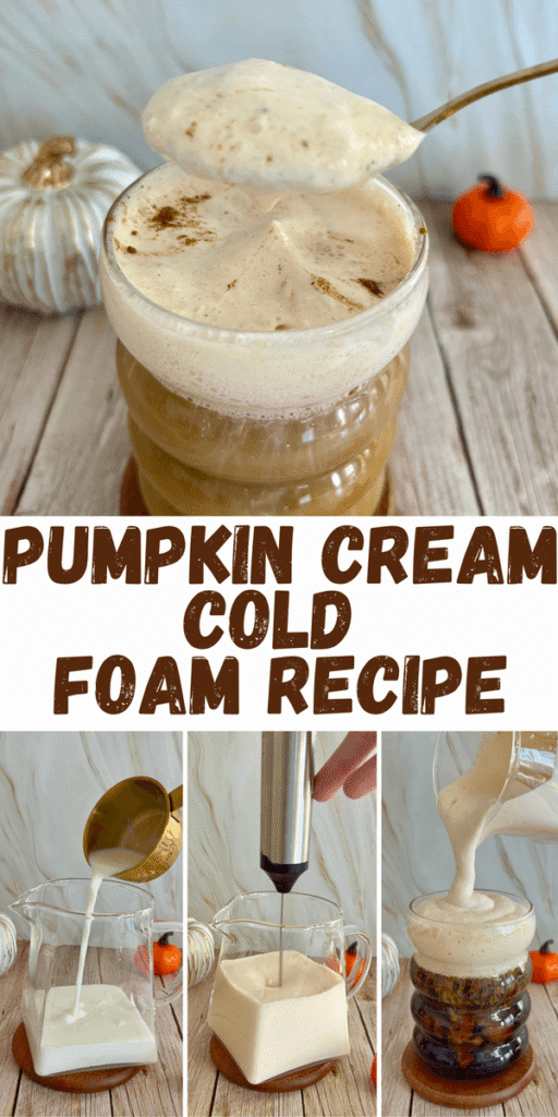 pumpkin spice cold foam recipe starbucks copycat