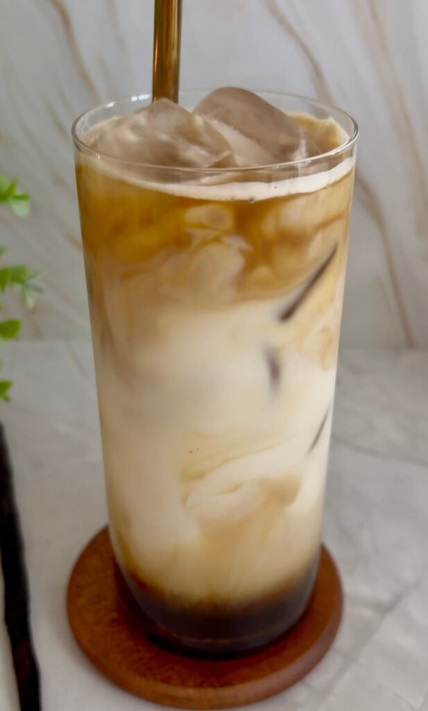iced salted vanilla latte recipe