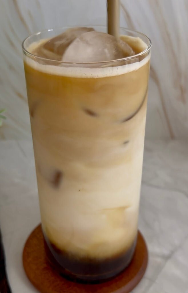 salted vanilla latte