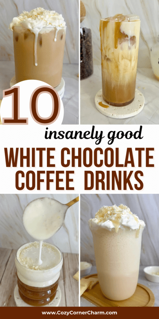 white chocolate coffee drinks
