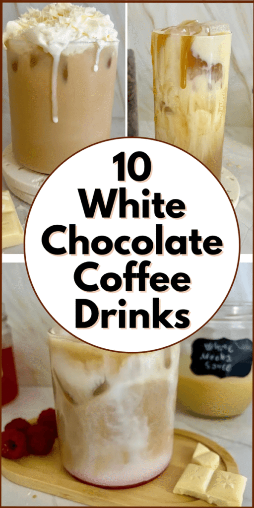 white chocolate coffee drinks 