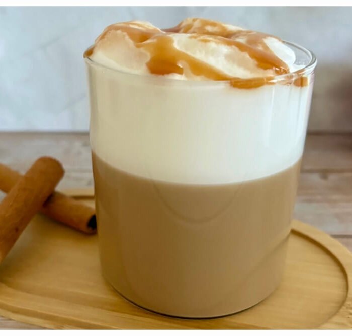 Apple Crisp Oatmilk Macchiato (Starbucks Copycat)
