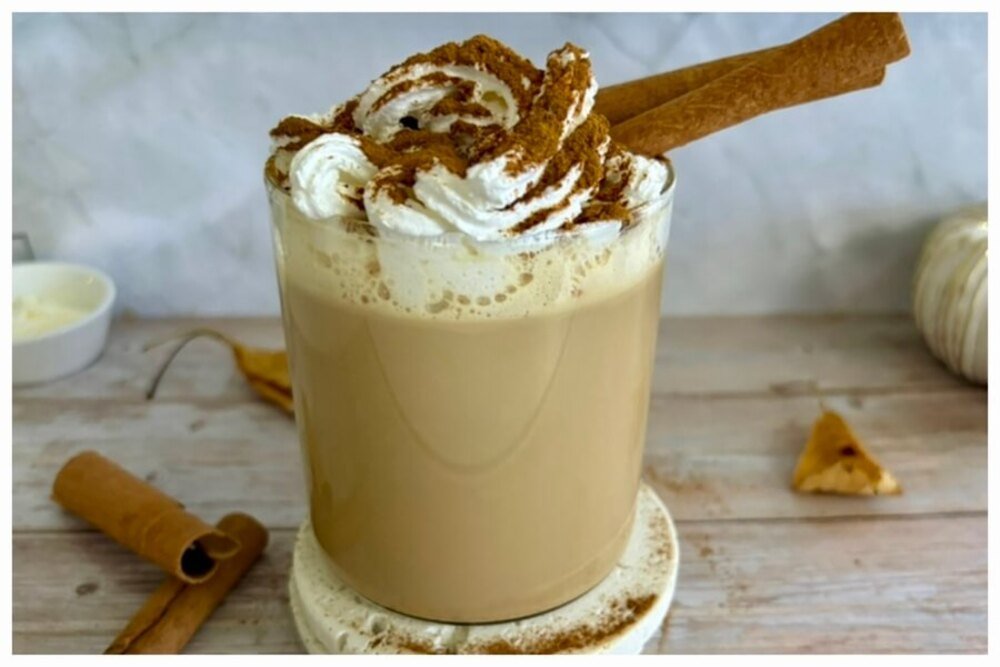 Hot pumpkin spice latte recipe