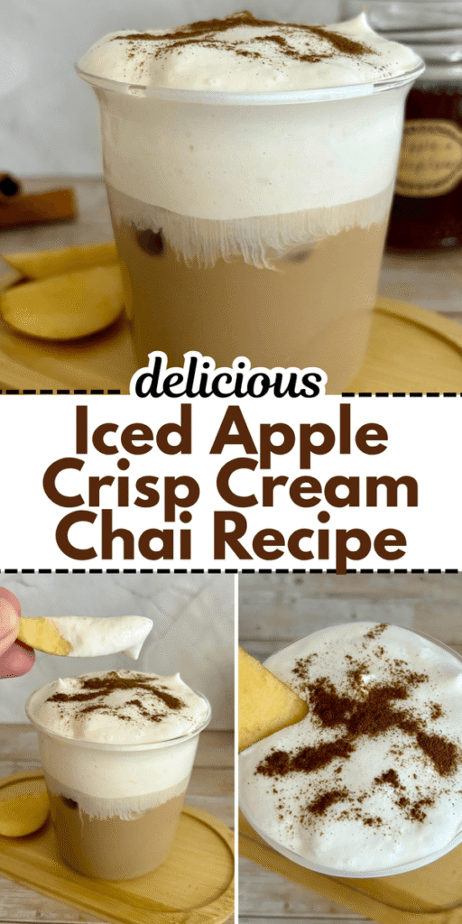 iced apple crisp cream chai starbucks copycat