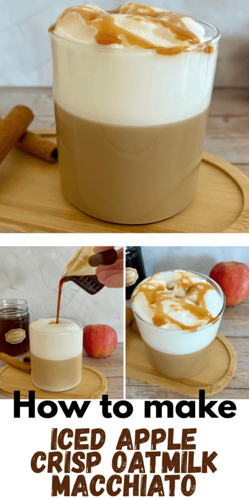 apple crisp oatmilk macchiato 