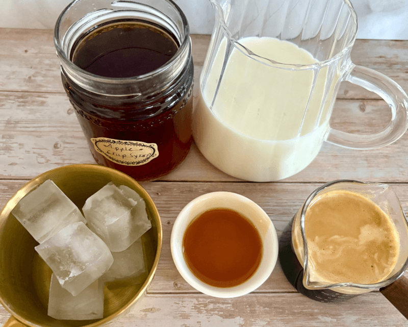 Apple Crisp Oatmilk Macchiato (Starbucks Copycat)