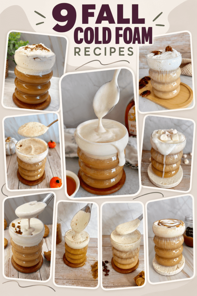 fall cold foam recipes