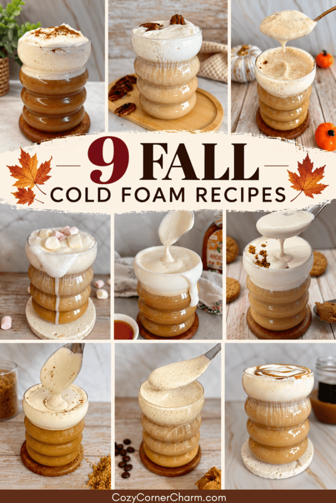 fall cold foam recipes