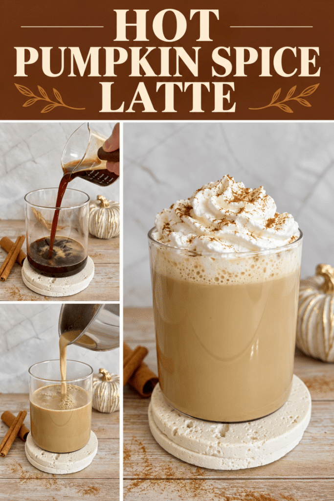 hot pumpkin spice latte 
