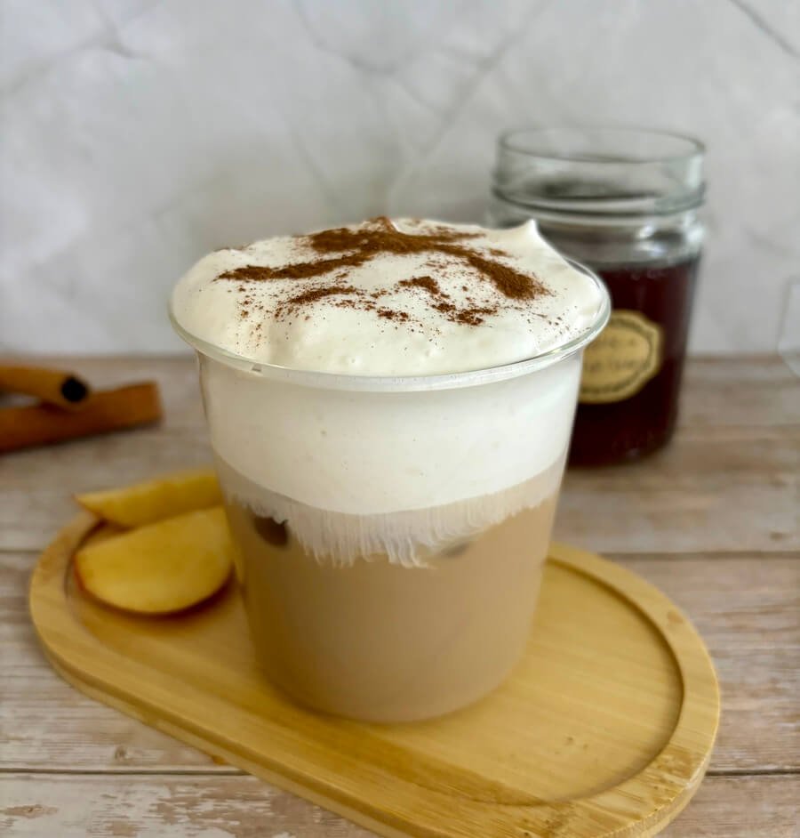 iced apple crisp cream chai starbucks copycat