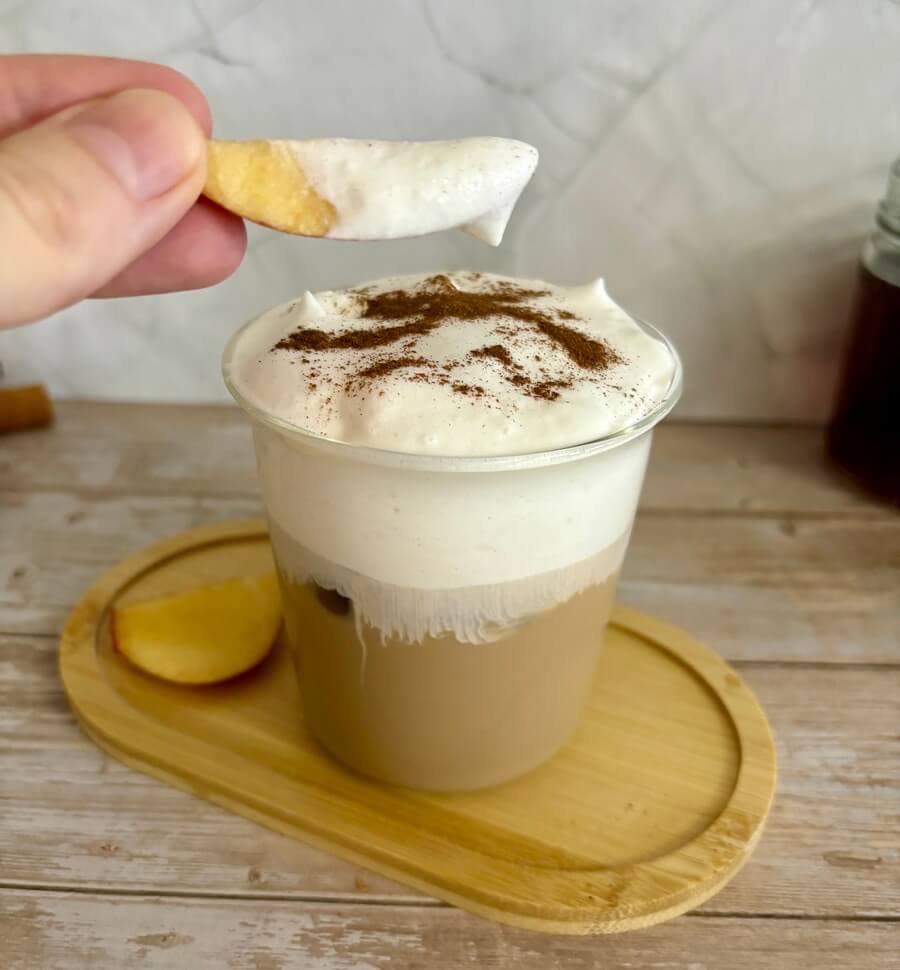 iced apple crisp cream chai starbucks copycat