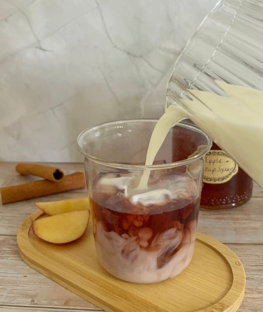 iced apple crisp cream chai starbucks copycat
