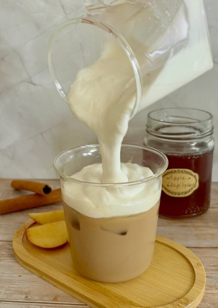 iced apple crisp cream chai starbucks copycat
