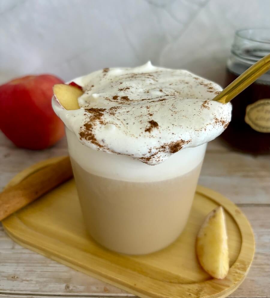 iced apple crisp cream chai starbucks copycat