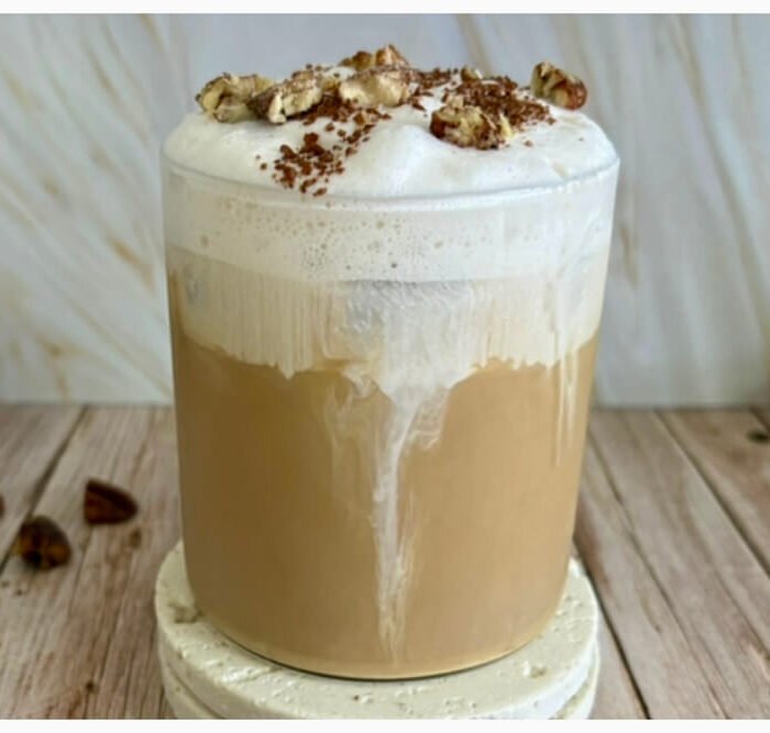 Iced Pecan Crunch Oat Milk Latte Starbucks Copycat