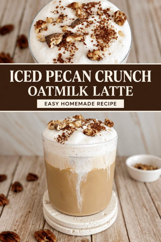 iced pecan crunch oatmilk latte starbucks copycat