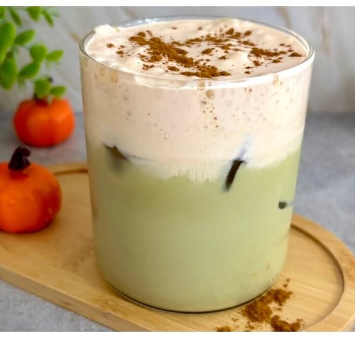 Iced Pumpkin Cream Matcha Starbucks Copycat