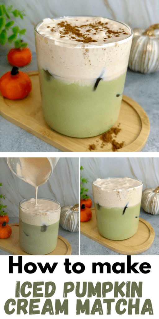 iced pumpkin cream matcha starbucks copycat