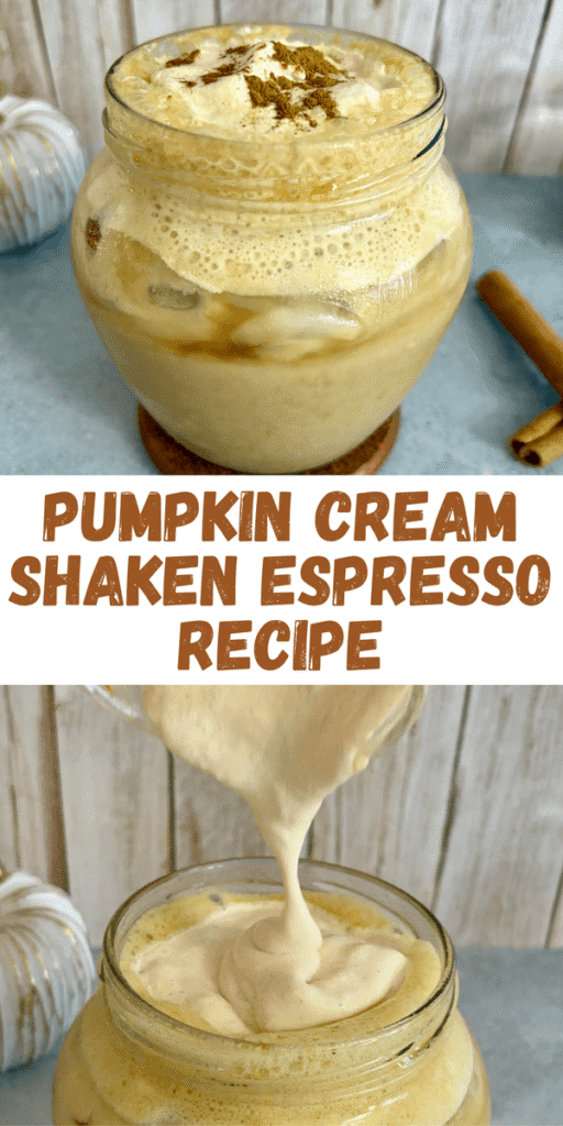 iced pumpkin cream shaken espresso 